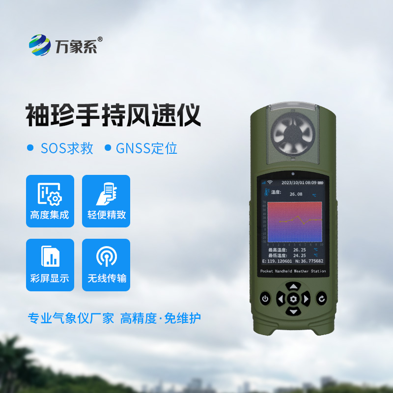 可穿戴手持氣象儀