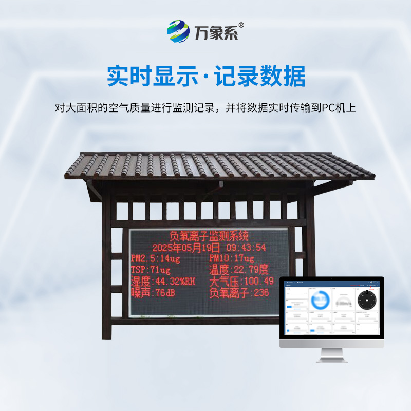 一體化負(fù)氧離子監(jiān)測(cè)站:24小時(shí)捕捉空氣中的“維生素”!